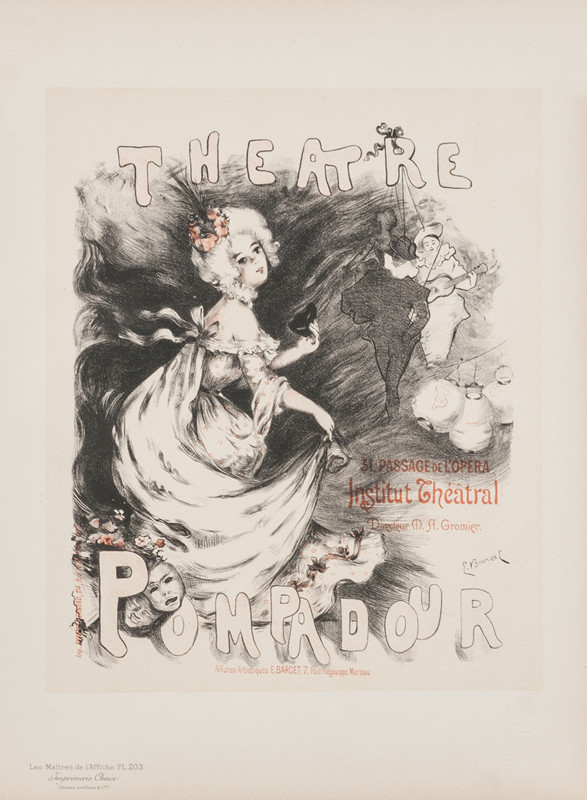 Mme de Pompadour; gray