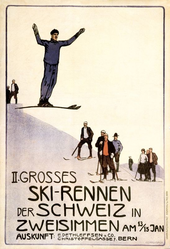SKI-JUMPER IN AIR