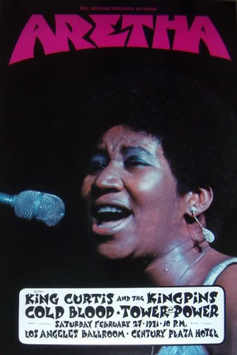 No. 272, Aretha Franklin, King Curtis and the Kingpins, Cold Blood; pink, black
