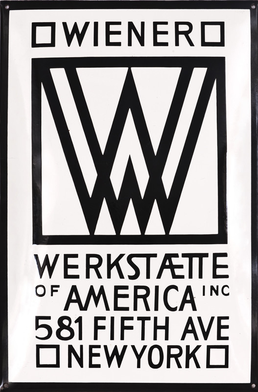 Logo sign; black, white