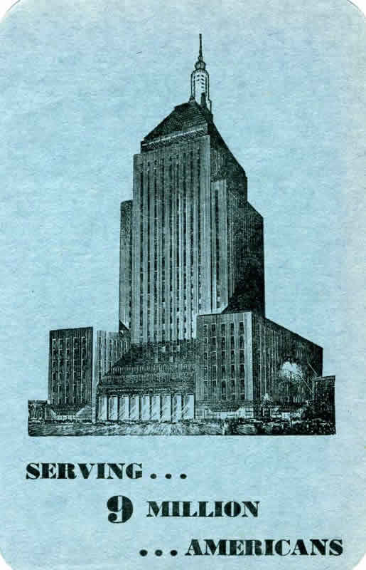 John Hancock building, text; blue, black