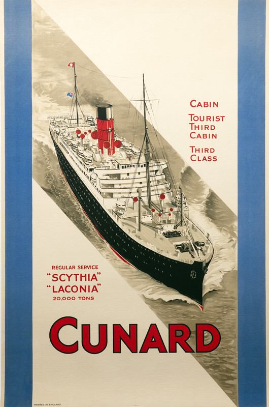 ocean liner steaming ahead