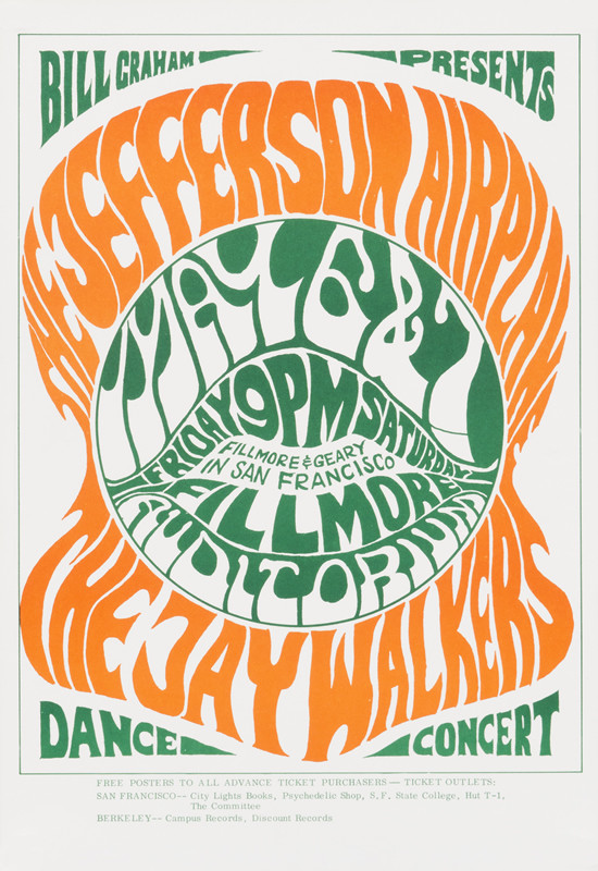 No. 5, globular forms, The Jaywalkers; green, orange