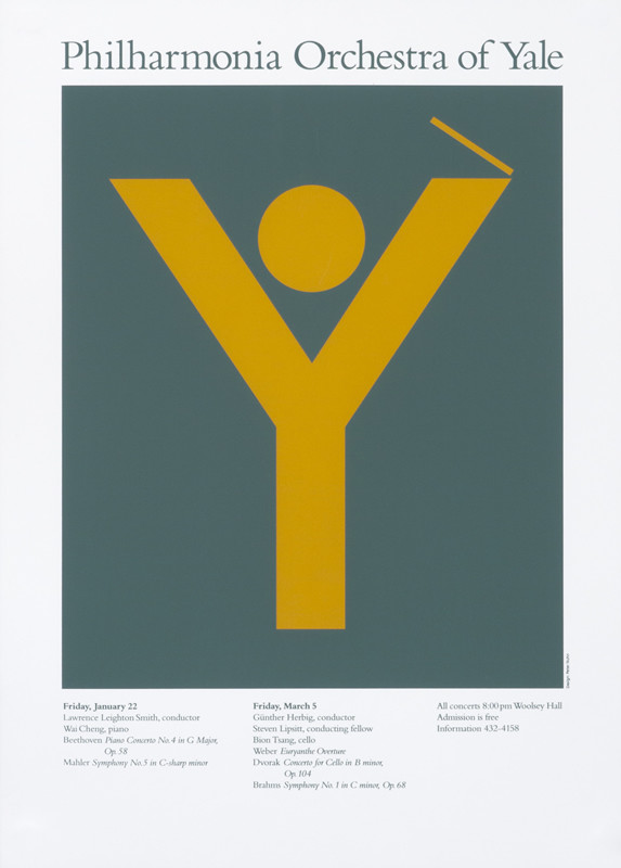 Conductor in the shape of "Y"; green, yellow