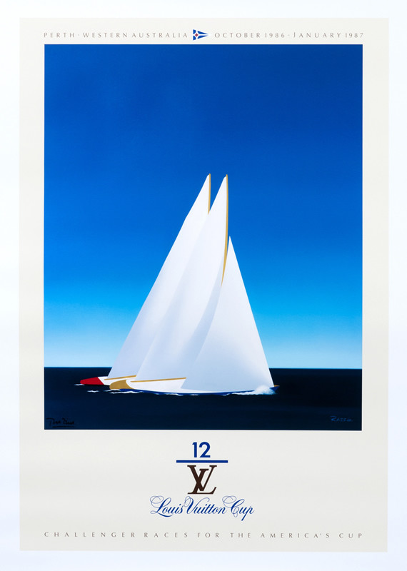 Louis Vuitton America Cup Poster By Razzia