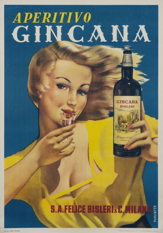 BLONDE WOMAN SIPPING PRODUCT; YELLOW, BLUE, RED