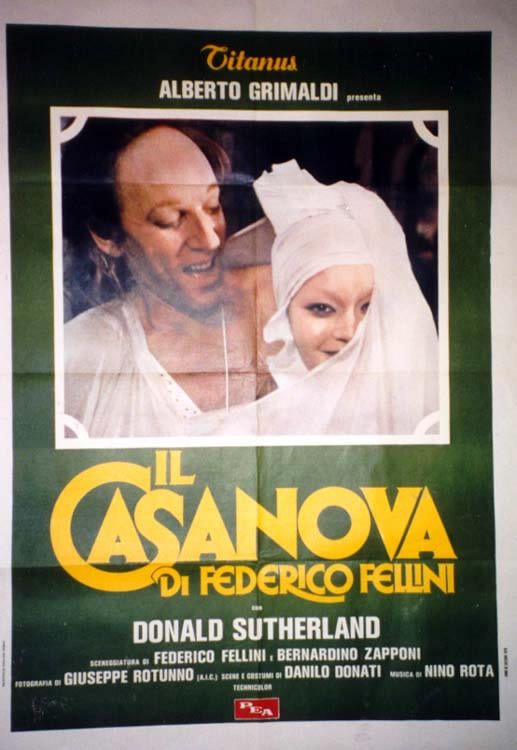 COUPLE ENJOYING SOMETHING DONALD SUTHERLAND, F FELLINI