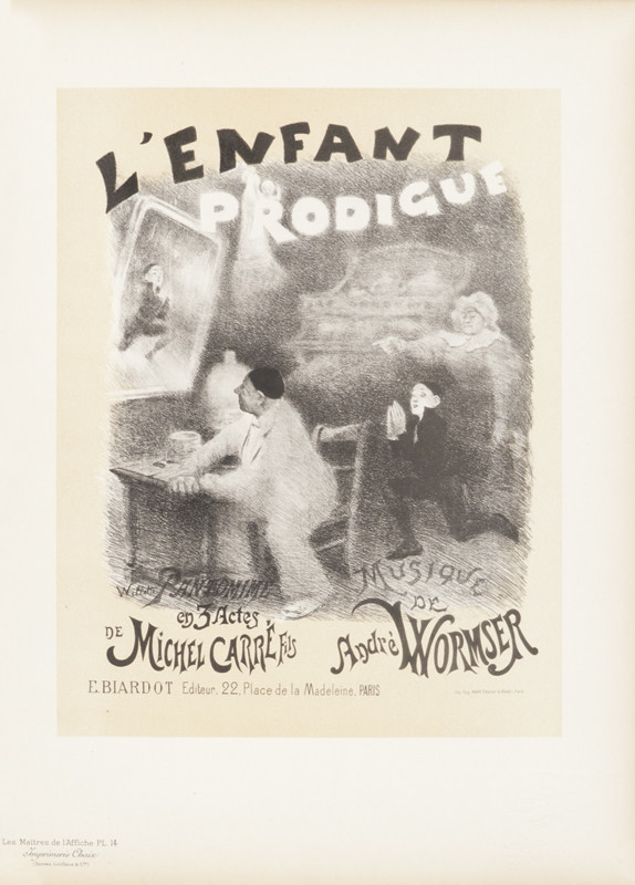 Prodigal son returns home; gray, black