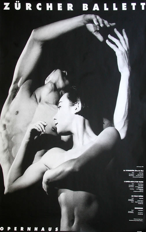 MAN AND WOMAN DANCING; BLACK, WHITE