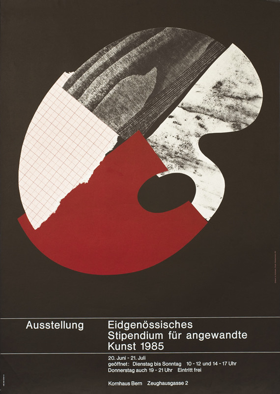 FOUR IMAGES CREATE PALETTE; BLACK, WHITE, RED