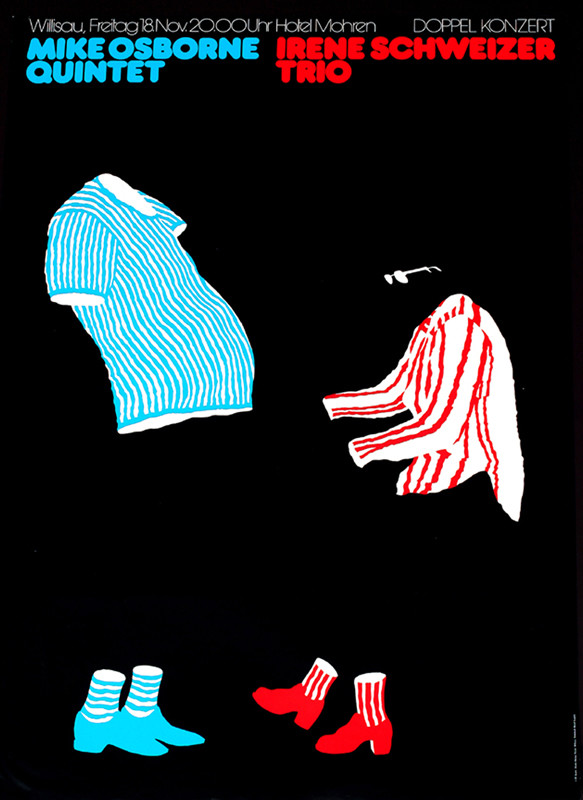 SHIRTS & SHOES DANCING; BLACK, BLUE, RED, WHITE