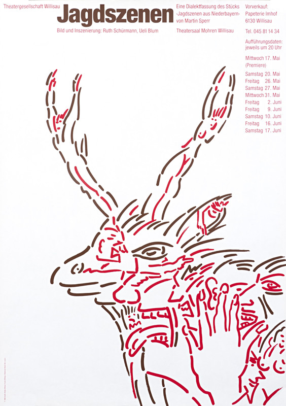 PEOPLE AS REINDEER; BROWN, RED, WHITE