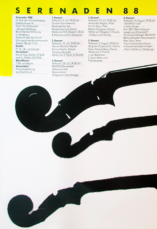 violin, cello turnscrews; yellow, black, white