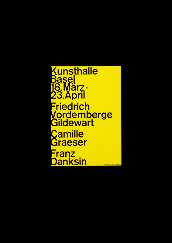 Yellow box with text on black field