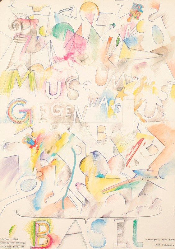Tinguely image, multi colors