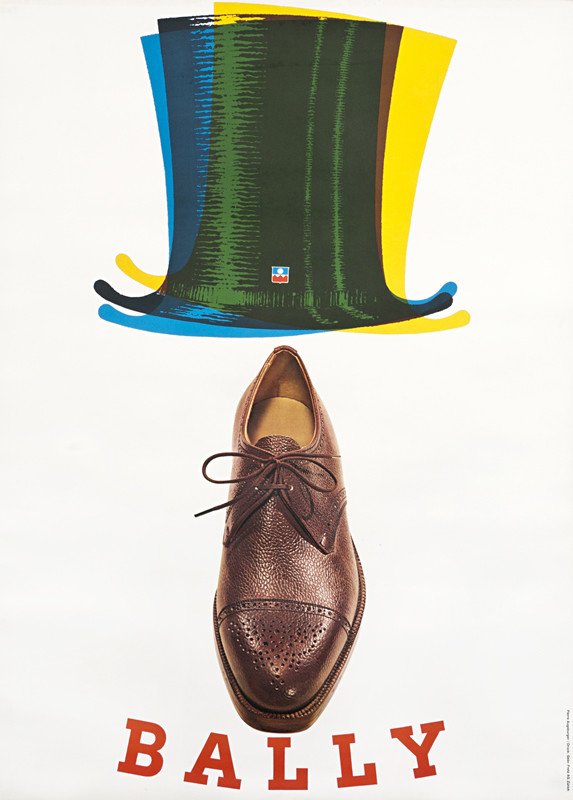 Tophat and wing tip men's shoe; brown, green, blue, yellow