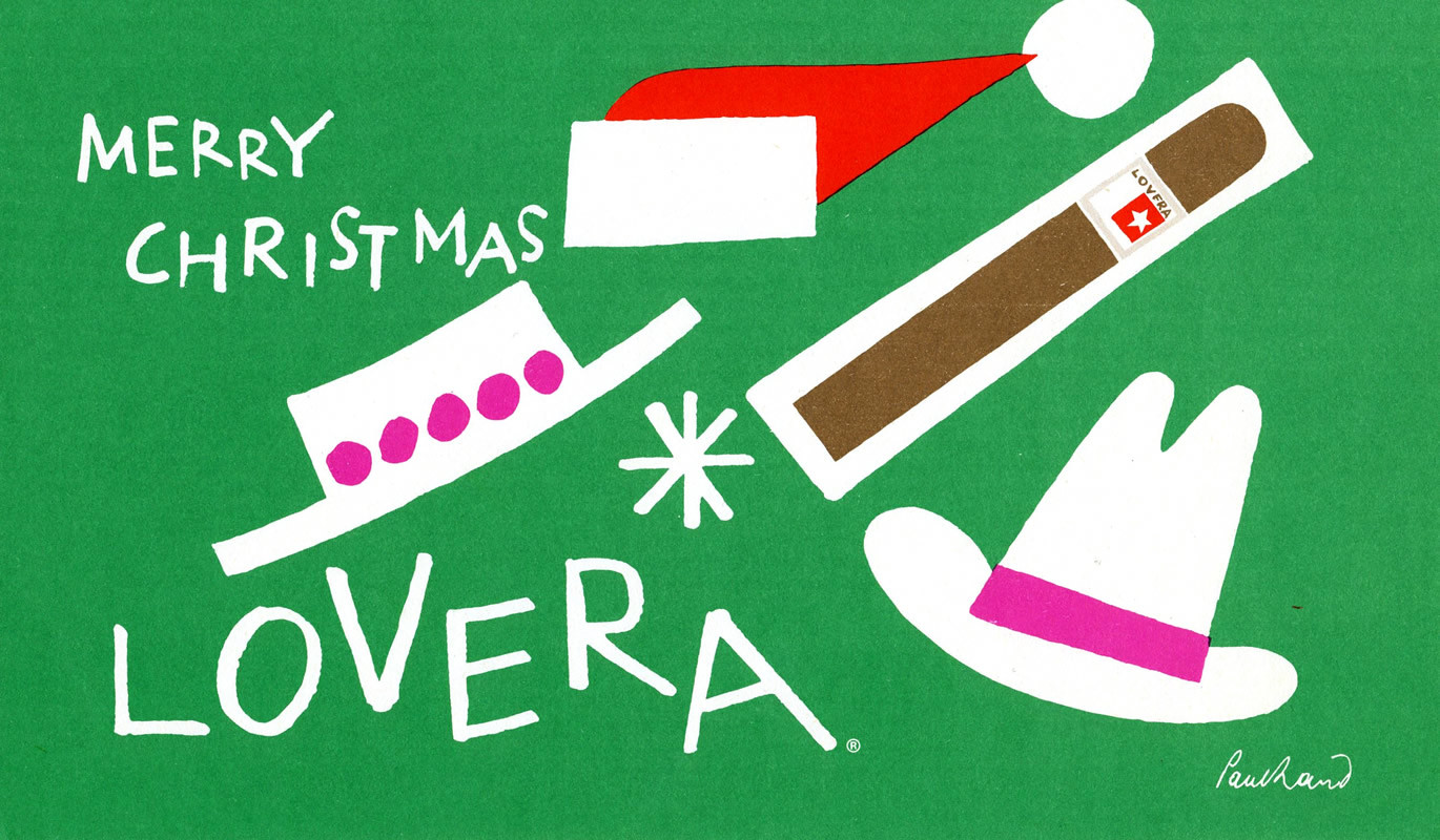 Cigar, Santa's cap, boater and cowboy hat; green, red, brown