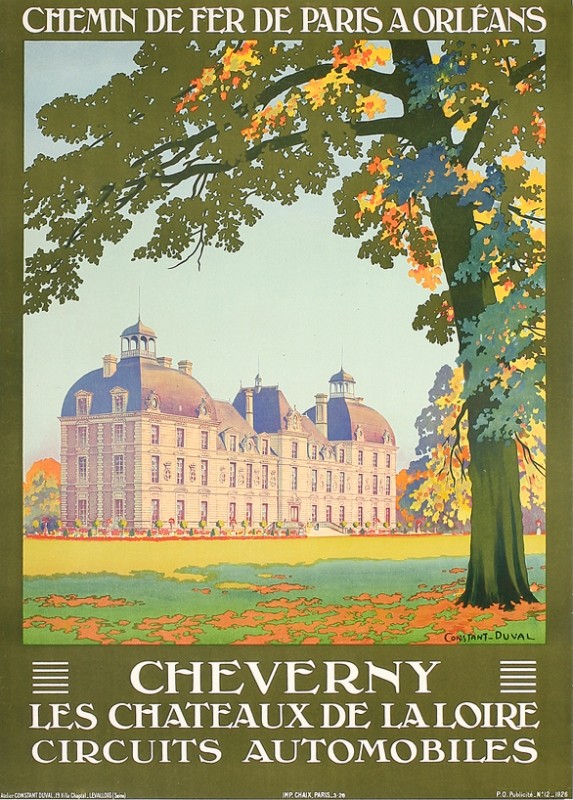 Chateaux in yard; brown, green, orange