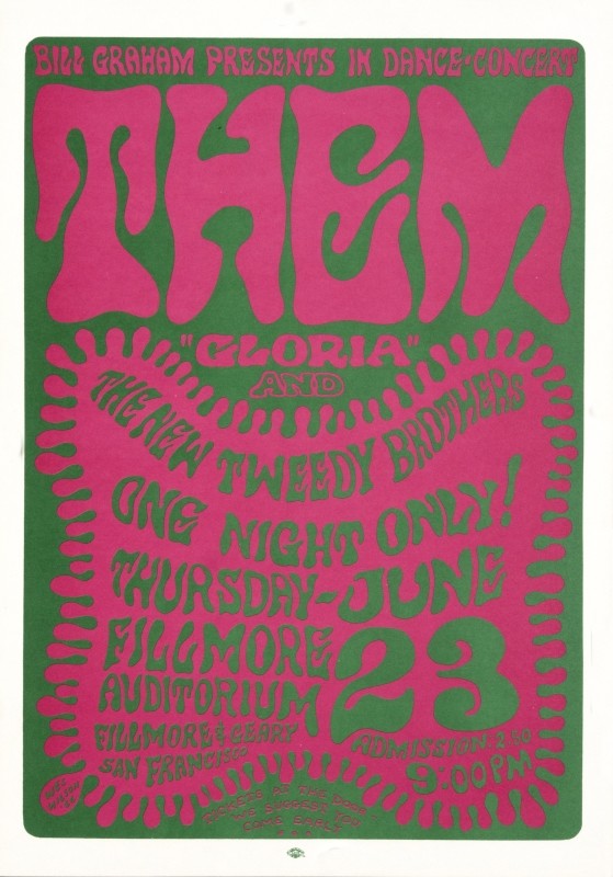 No. 12, New Tweedy Brothers, Van Morrison; pink, green