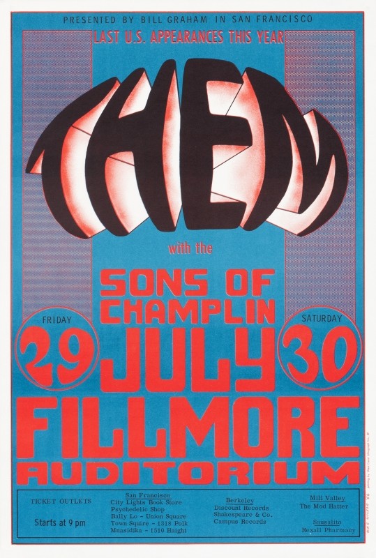 No. 20, The Sons of Champlin; blue, red