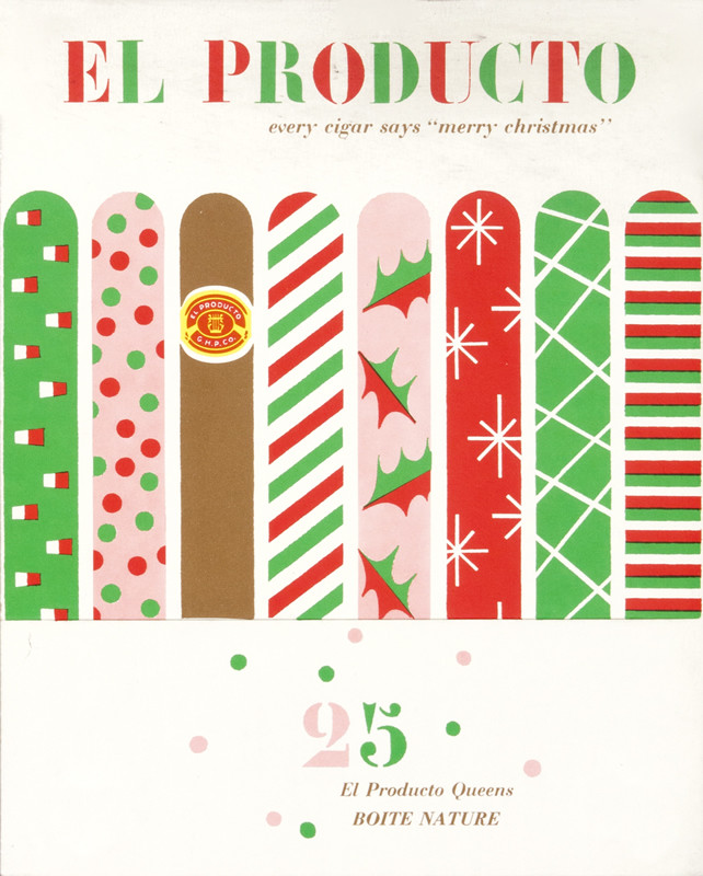 El Producto Every Cigar Says "Merry Christmas" (cigar box wrapper)