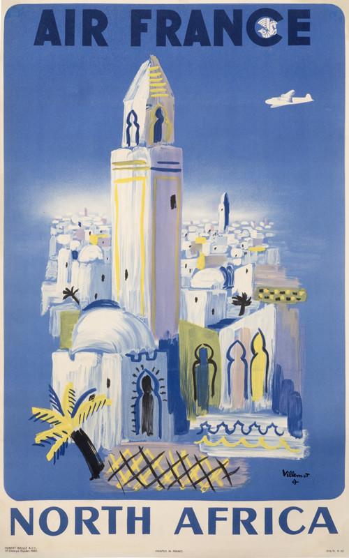 scene of North African city