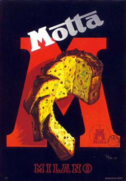 MOTTA BREAD W/"M"; RED, BLACK, WHITE, TAN