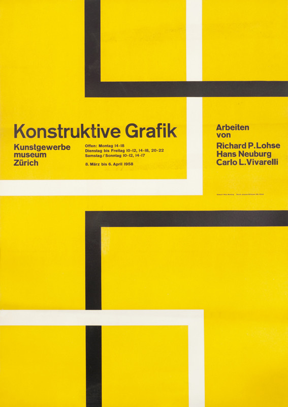 Black and white lines on yellow; black, yellow, white