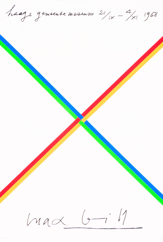 Abstract X, Canada; blue, green, red, yellow