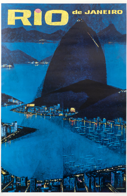 Visit Rio Poster Rio Travel Poster