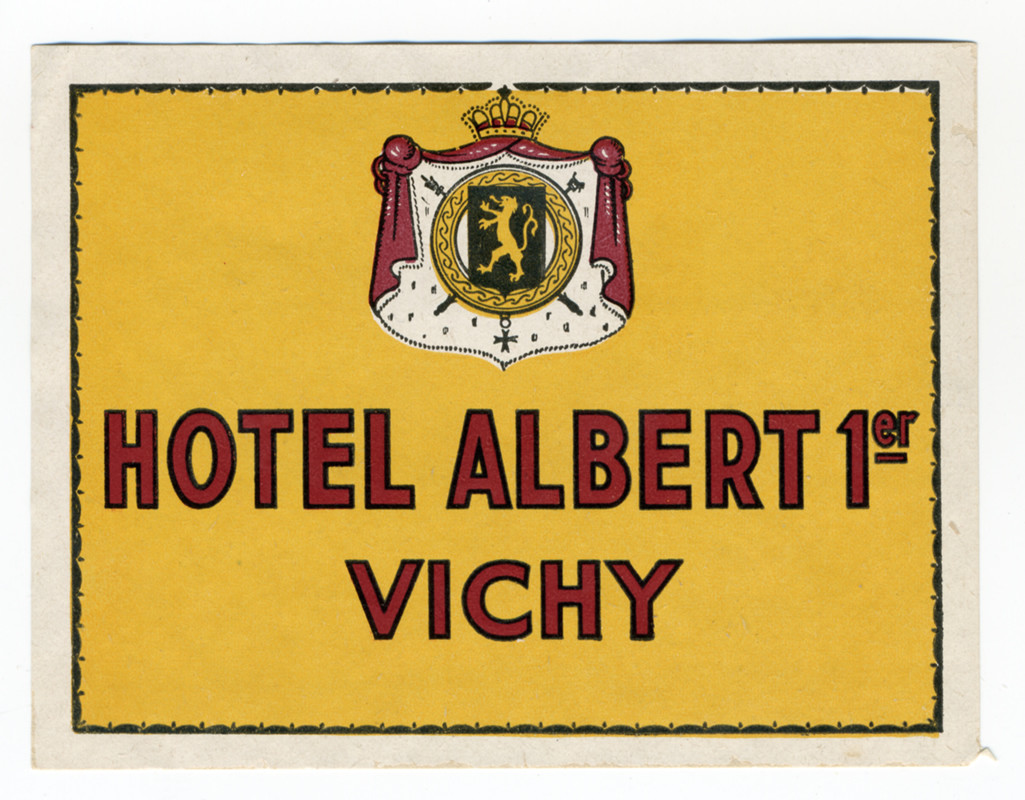 Text below shield; yellow, red, black