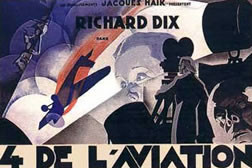 plane crashes as cameraman films, Richard Dix, Erich von Stroheim, Mary Astor, George Archainbaud (director) 