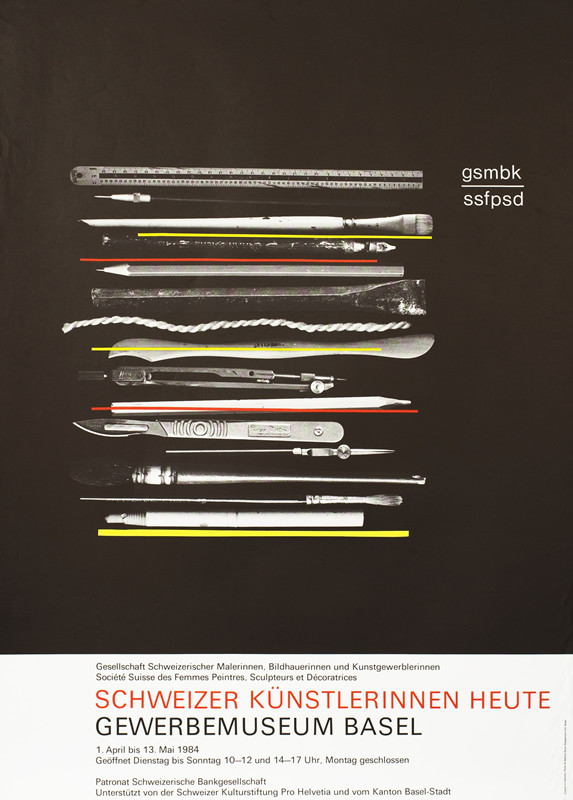 ART & GRAPHIC TOOLS; BLACK, WHITE, RED, YELLOW