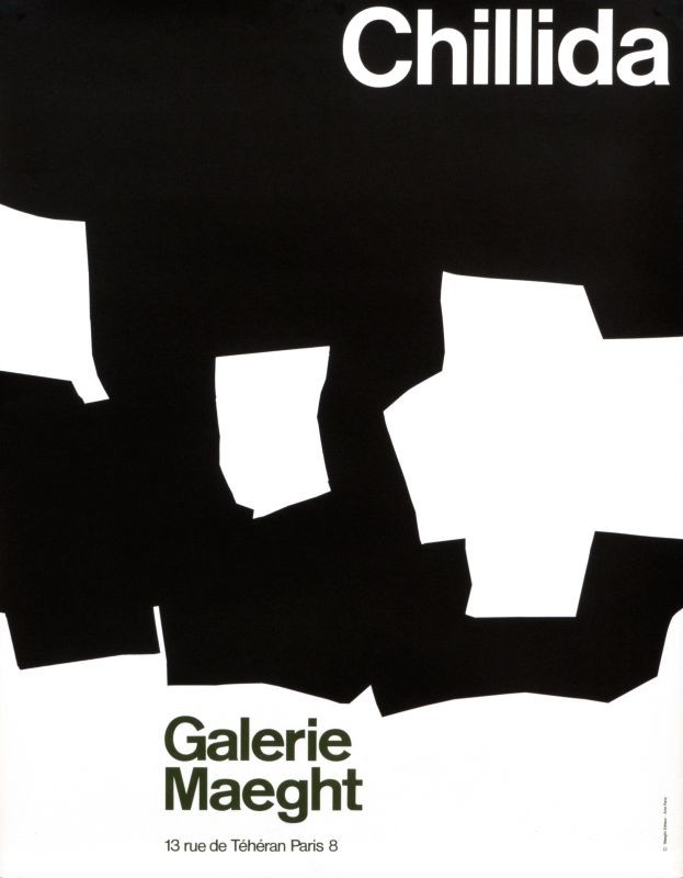 Abstract design; black, white