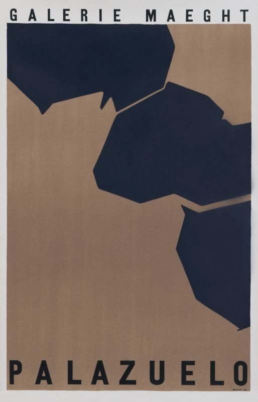 パブロ・パラツェロ（Pablo Palazuelo）Expositionポスター Palazuelo - Galerie Maeght (brown)