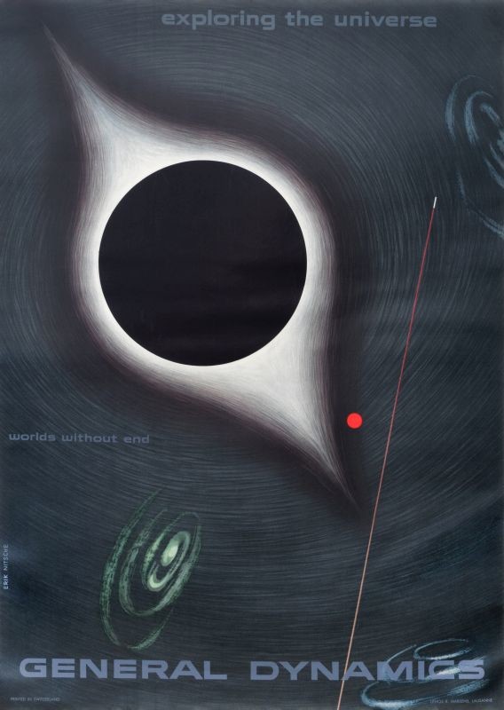 Black holes in universe, galaxies; black, green, gray, red