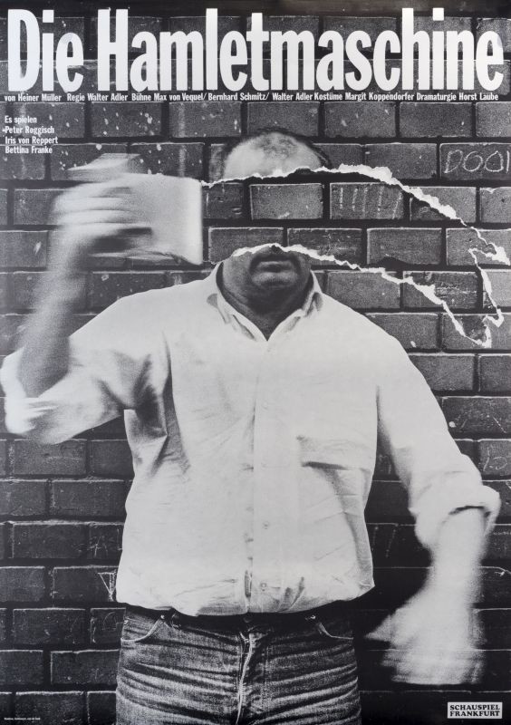 Heiner Müller Die Hamletmaschine Die Hamletmaschine (Hand-Signed) - Frankfurt Theater